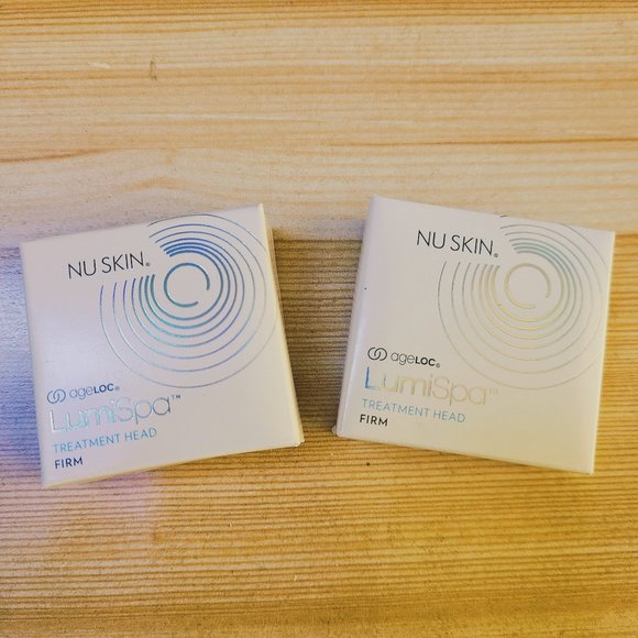 Nuskin Lumispa Treatment Cleanser FIRM Head for ageLOC Lumi + Cosmetics Bag #151 - Picture 1 of 11